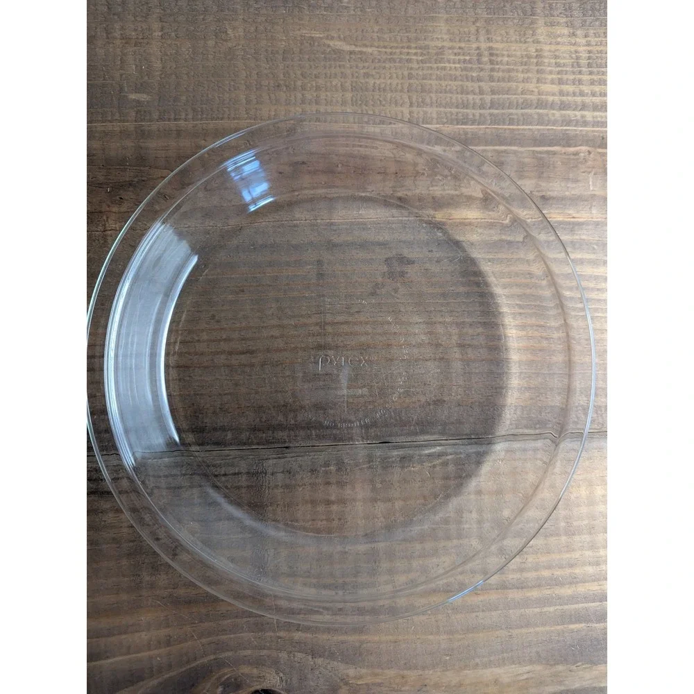 Vintage Pyrex Clear‎ Glass Pie Plate Dish 9 Inch #209 Baking Kitchen Made in USA